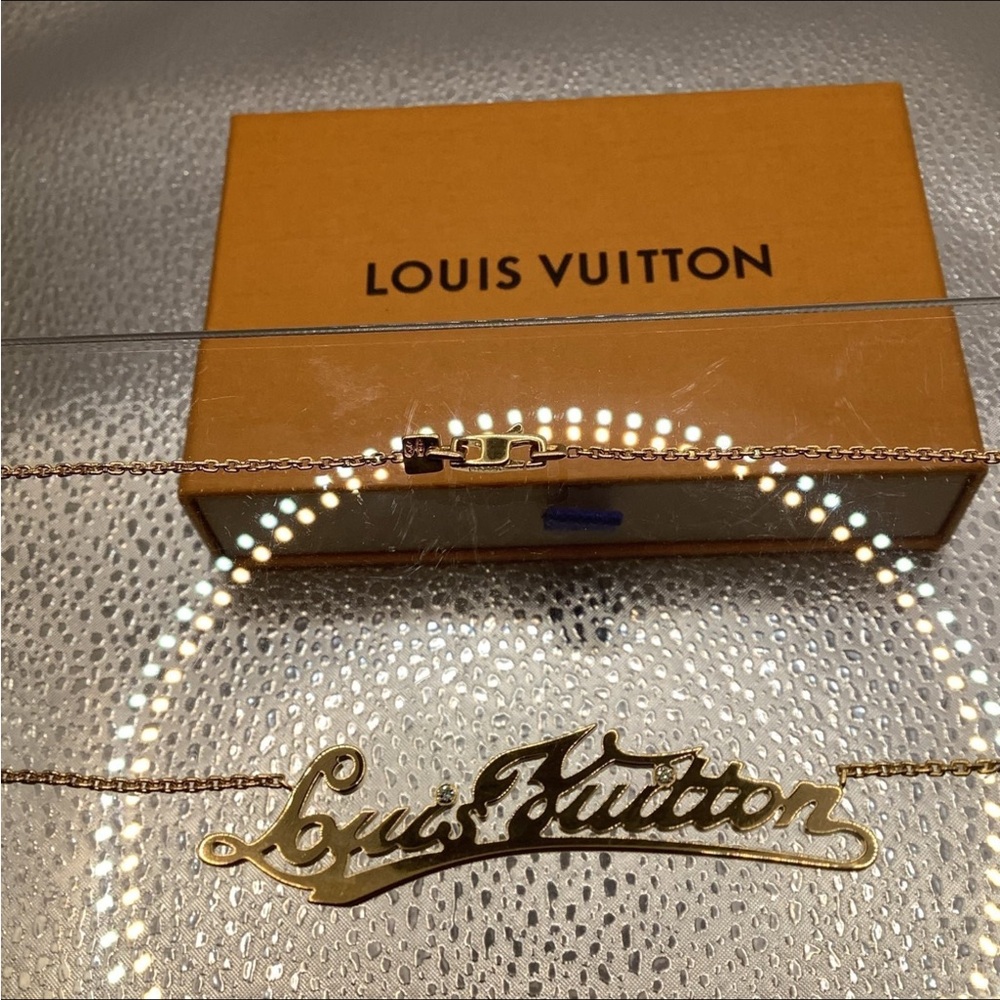 Louis Vuitton Gold Necklace